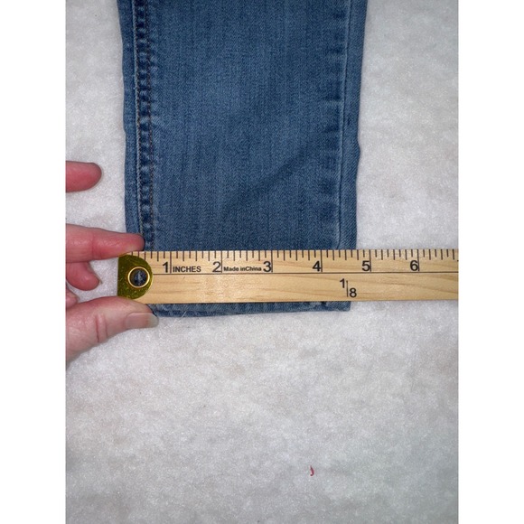 Vanilla Star Distressed Patchwork Skinny Jeans Women's Size 7 Ripped Denim - Picture 6 of 7